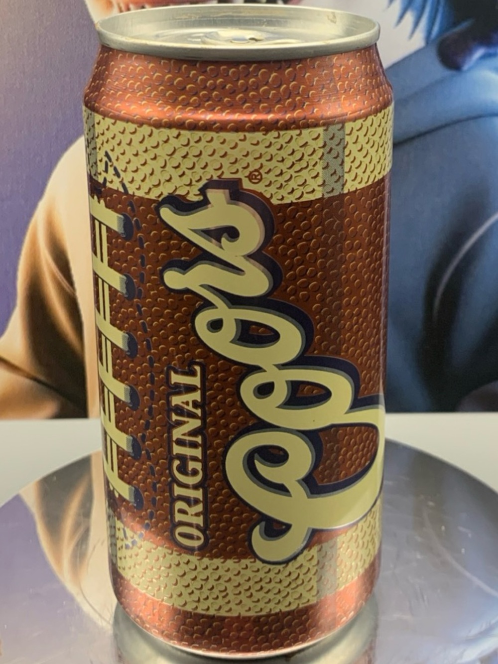 Vintage Beer Can Original Coors Banquet Beer Tab Empty Aluminum Football Can